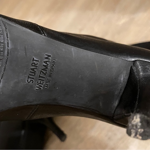 Stuart weitzman 75 leather stretch booties - Picture 7 of 9